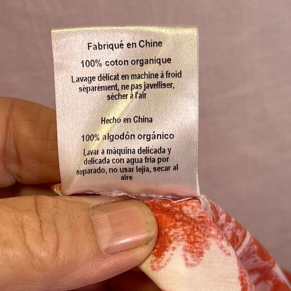 Mara Hoffman Red Floral Adonia Paisley Printed Puff Sleeve Wrap Midi Dress XS - Picture 6 of 9